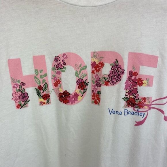 Vera Bradley SET of Print Drawstring Shorts & Hope Tee Shirt S - Picture 9 of 11